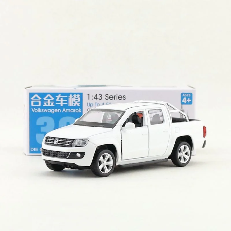 1:46 Volkswagen Amarok Alloy Pickup Car Model Diecast Metal Vehicles Car Model Miniature Scale High Simulation Children Toy Gift