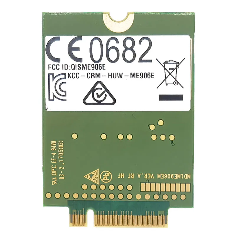 Carte adaptateur WDXUN ME906E M.2 NGFF persévérance/HSPA + Fesse 4G WWAN, module 704031-001 / 740011-005 débloqué pour S2 4112 ME906E