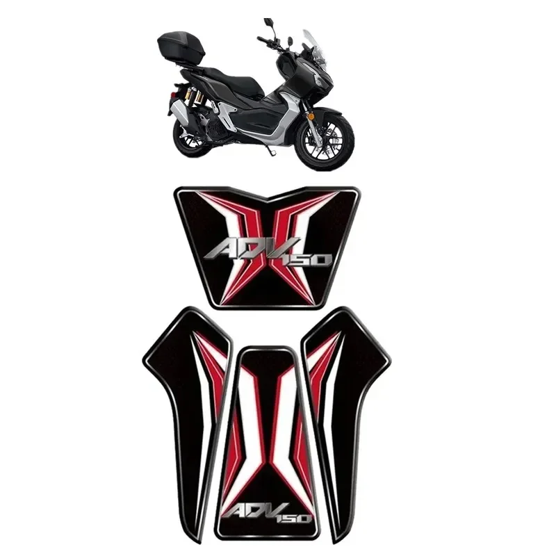 Per HONDA XADV150 XADV 150 X-ADV moto Tank Pad Protector 3D Gel Sticker Decal - 3 moto