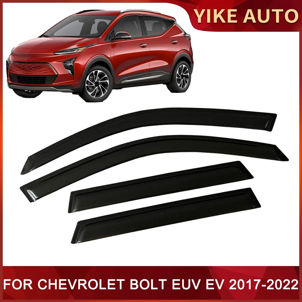 

Оконный козырек для CHEVROLET BOLT EUV EV 2017-2022, дверной козырек с защитой от ветра, солнца, дождя, боковые окна, ветровые дефлекторы для авто