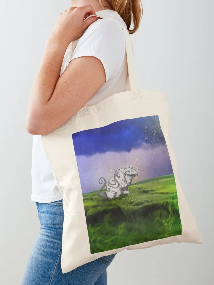 

I Believe In Gruff Tote Bag reusable shopping bags Cloth bags shopper bags for women Women's beach