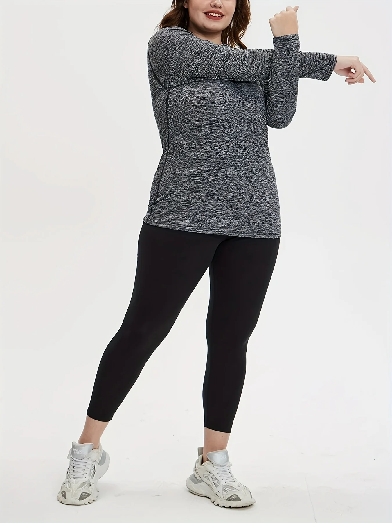 2024 Nowe europejskie i amerykańskie spodnie do codziennej pracy w dużych rozmiarach Delikatny styl Slim Yoga Capri dla kobiet