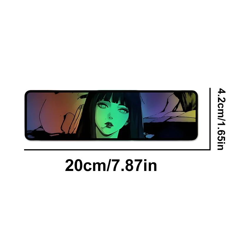 1PC Reflective Laser Anime Peeking Eyes Motorcycle JDM Stickers Motorbike Fuel Tank Laptop Waterproof Sunscreen Vinyl Decals