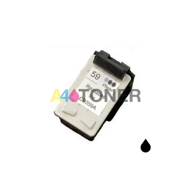 HP59 alternative recycled ink cartridge compatible with original HP C9359AE (No. 59) gray A4toner.com