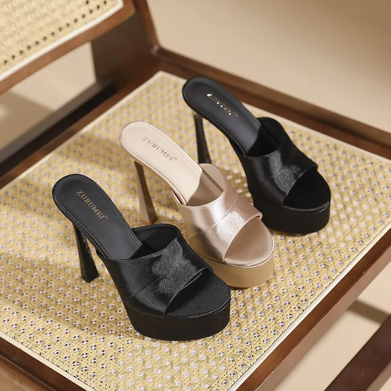 Women's High Heels 2026 Summer Open Toed Sandals Fashion Shoes for Women New High Heel Pumps Sexy Banquet Shoes Zapatos De Mujer