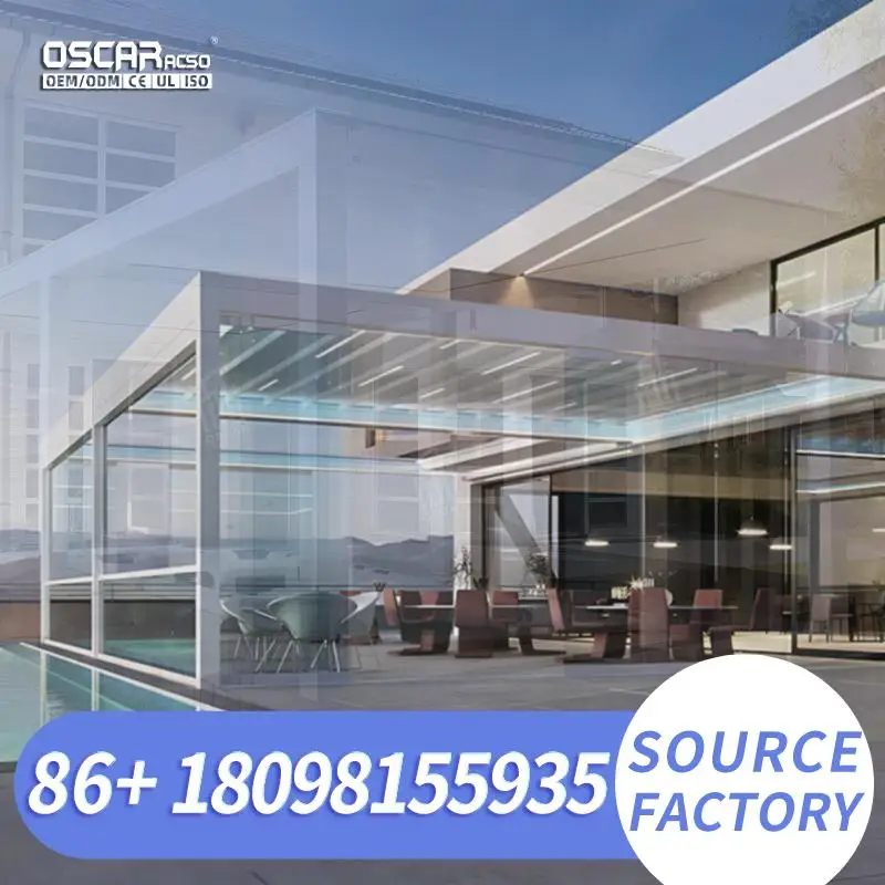 Custom Made High Quality Outdoor Aluminum Pergola Easy Installation Bioclimatic Heavy Duty For Gardens Patios Backyards pergola