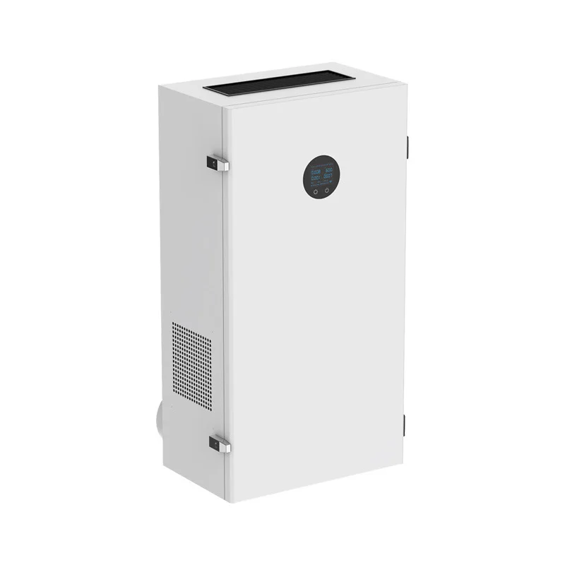 

Floor-mounted fresh air fan Two-way flow Full heat exchange Intelligent fresh air system Air purifier