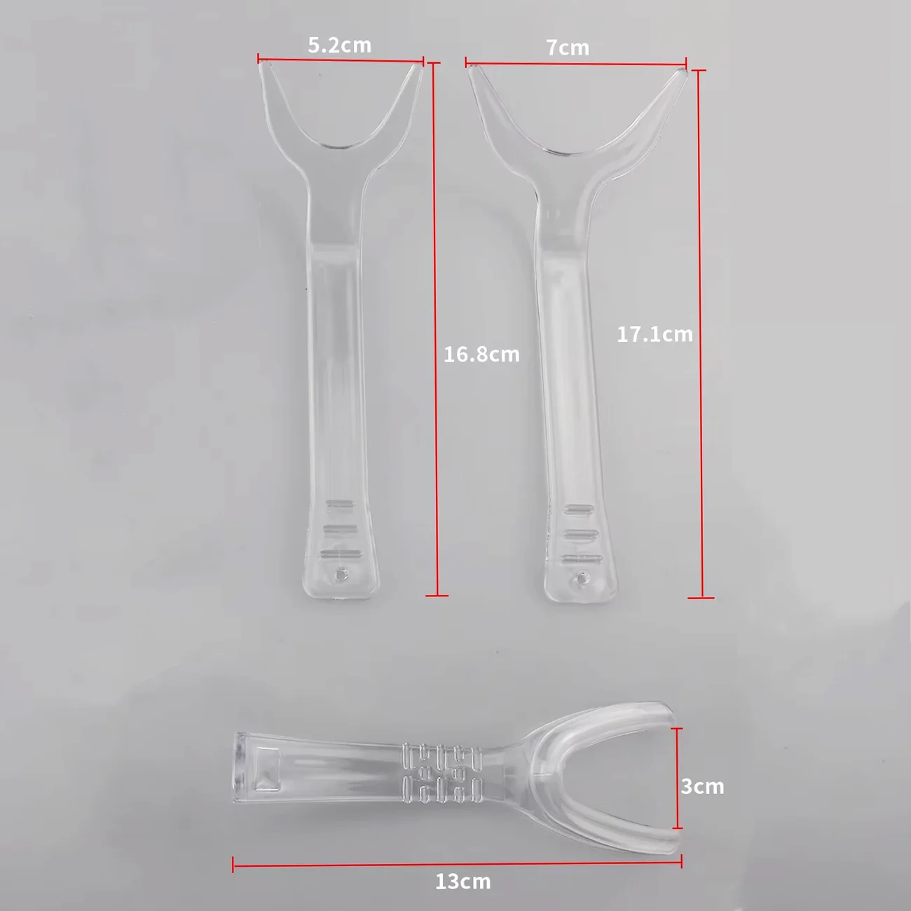 T-Shape Dental Mouth Opener Transparent Cheek Lip Retractor Autoclavable Orthodontic Tool Dentistry Material