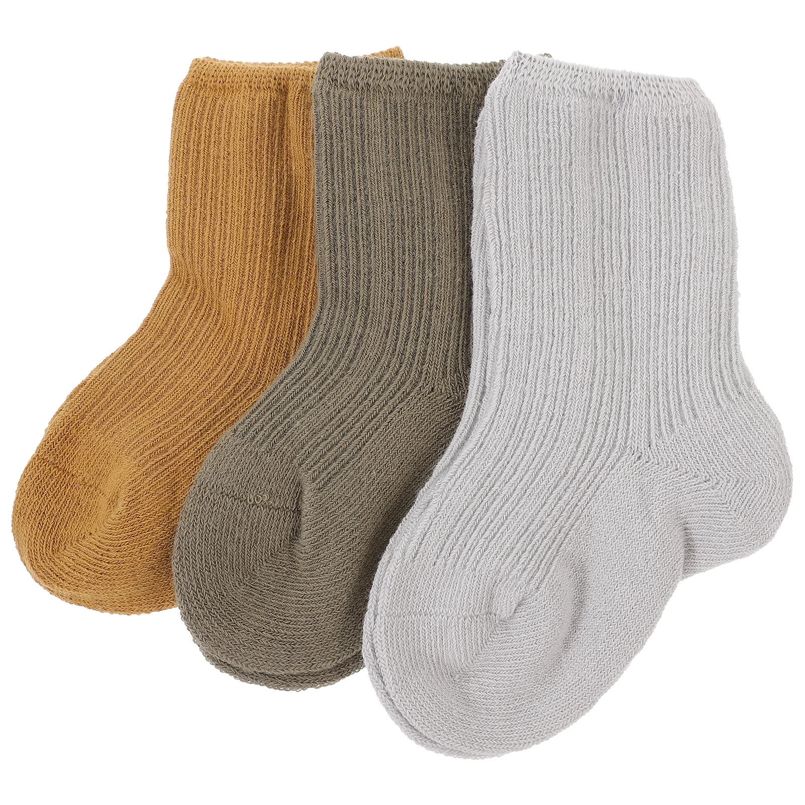 طفل منتصف جوارب أنبوبية 0-24 أشهر لينة الدافئة الوليد طفل الشتاء الجوارب لربيع الخريف نمو الطفل معلم هدية