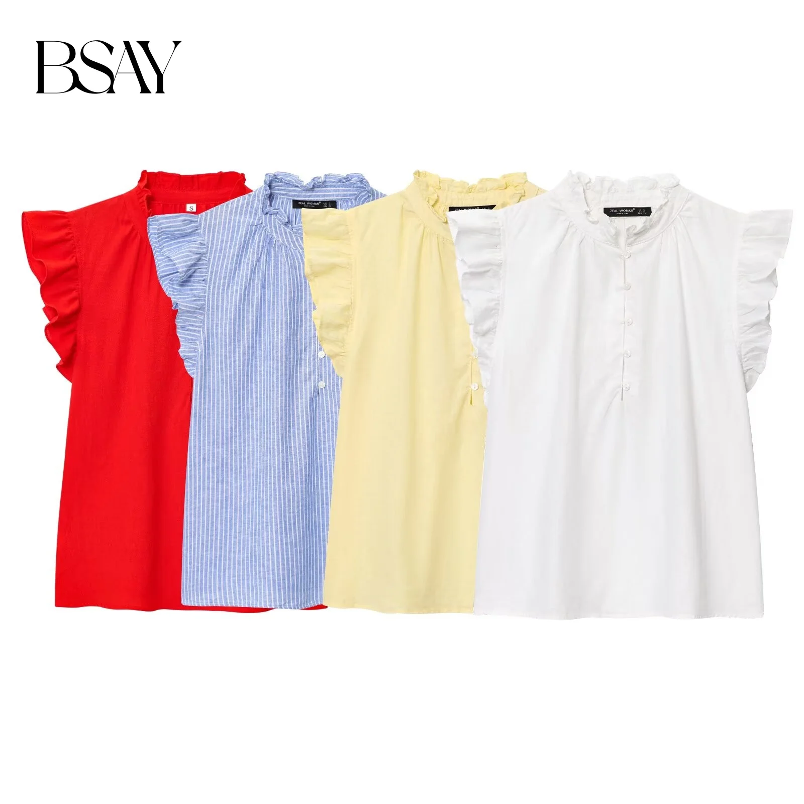 

BSAY неоновая рубашка с листьями лотоса, лето 2021, женская новая свободная модная повседневная рубашка с коротким рукавом из конопли, смешанный льняной воротник