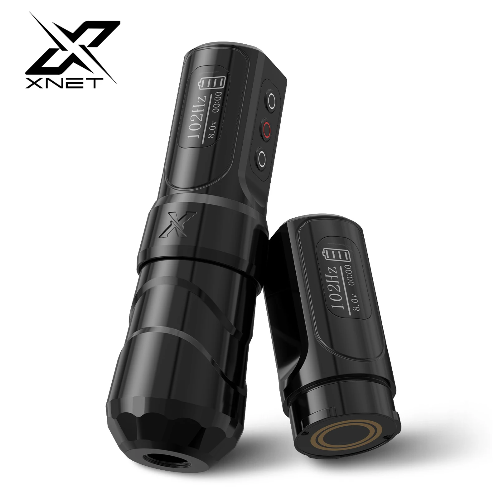 XNET Wilk Max Wireless Tattoo Machine Pen 4.0mm Stroke Custom Coreless Motor OLED Display 2400mAh Battery For Tattoo Artist