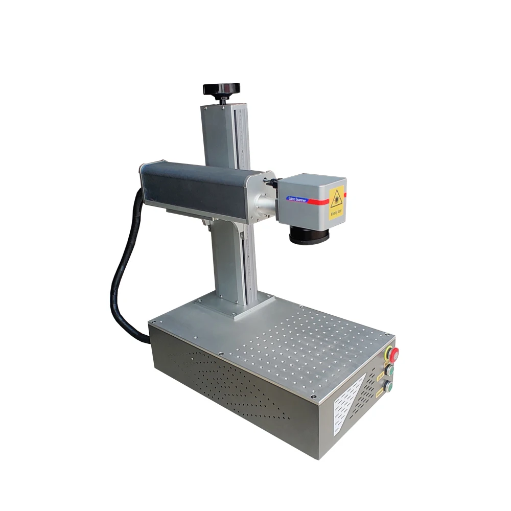 100w JPT mopa laser marking machine cut 1mm gold with portable type