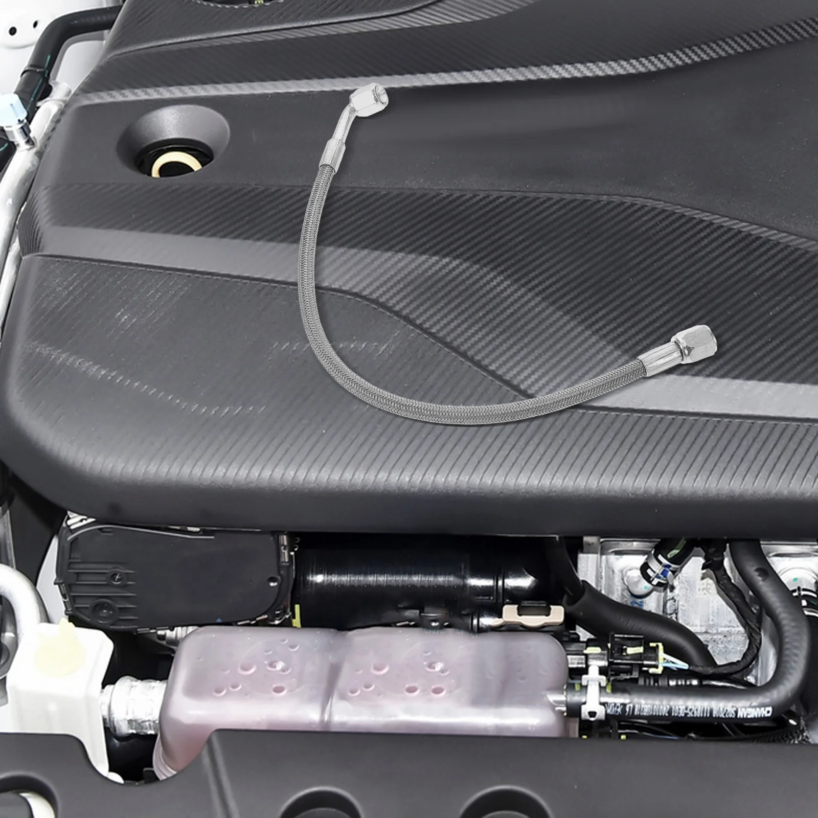 Tubo interno trançado de óleo turbo 4an ptfe, resistência de alta pressão, lubrificação estável, acessórios automotivos
