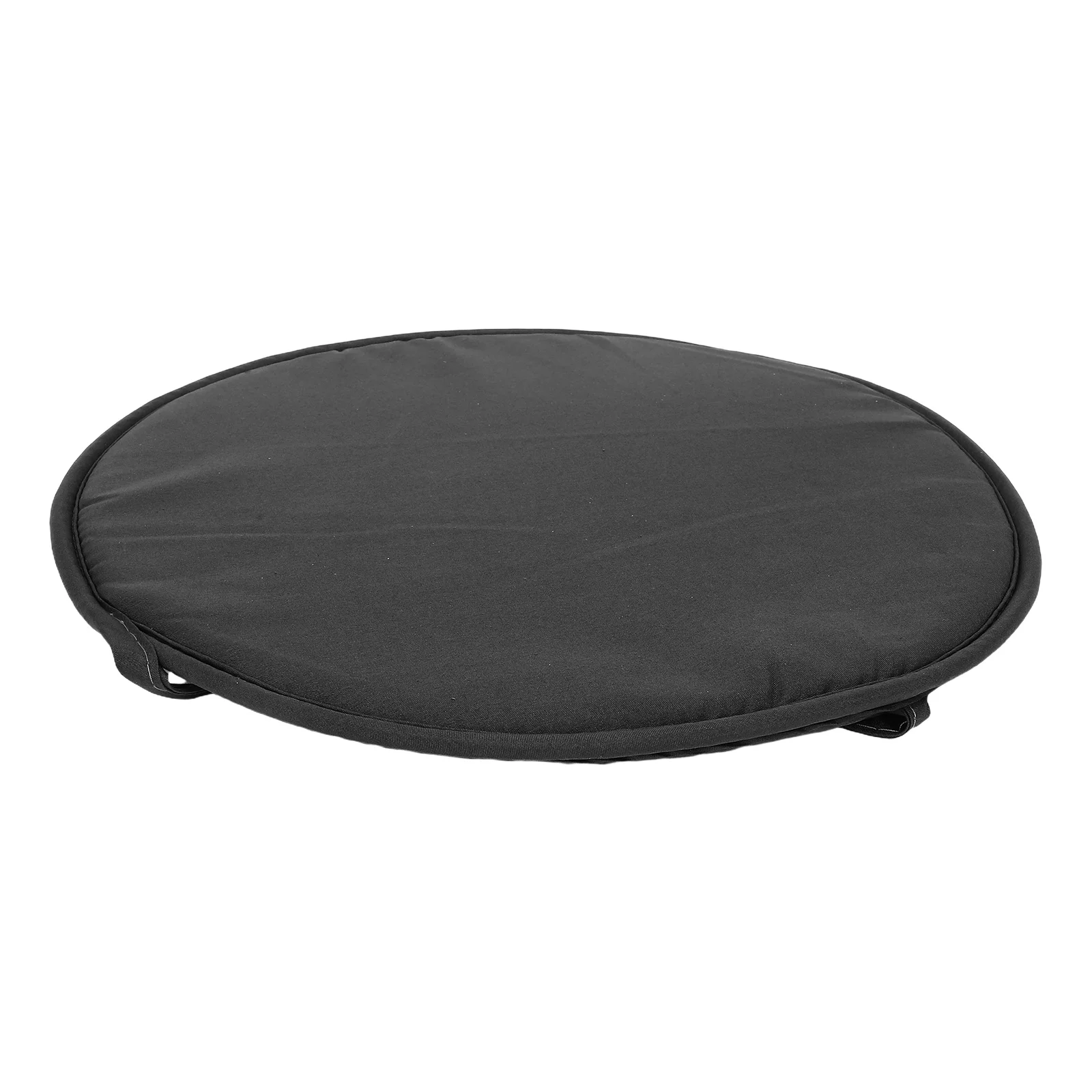 

1Pcs Thick Round Sponge Seat Cushion Dark Grey 38cm Diameter Chair Pad for Home Office School Restaurant Dining