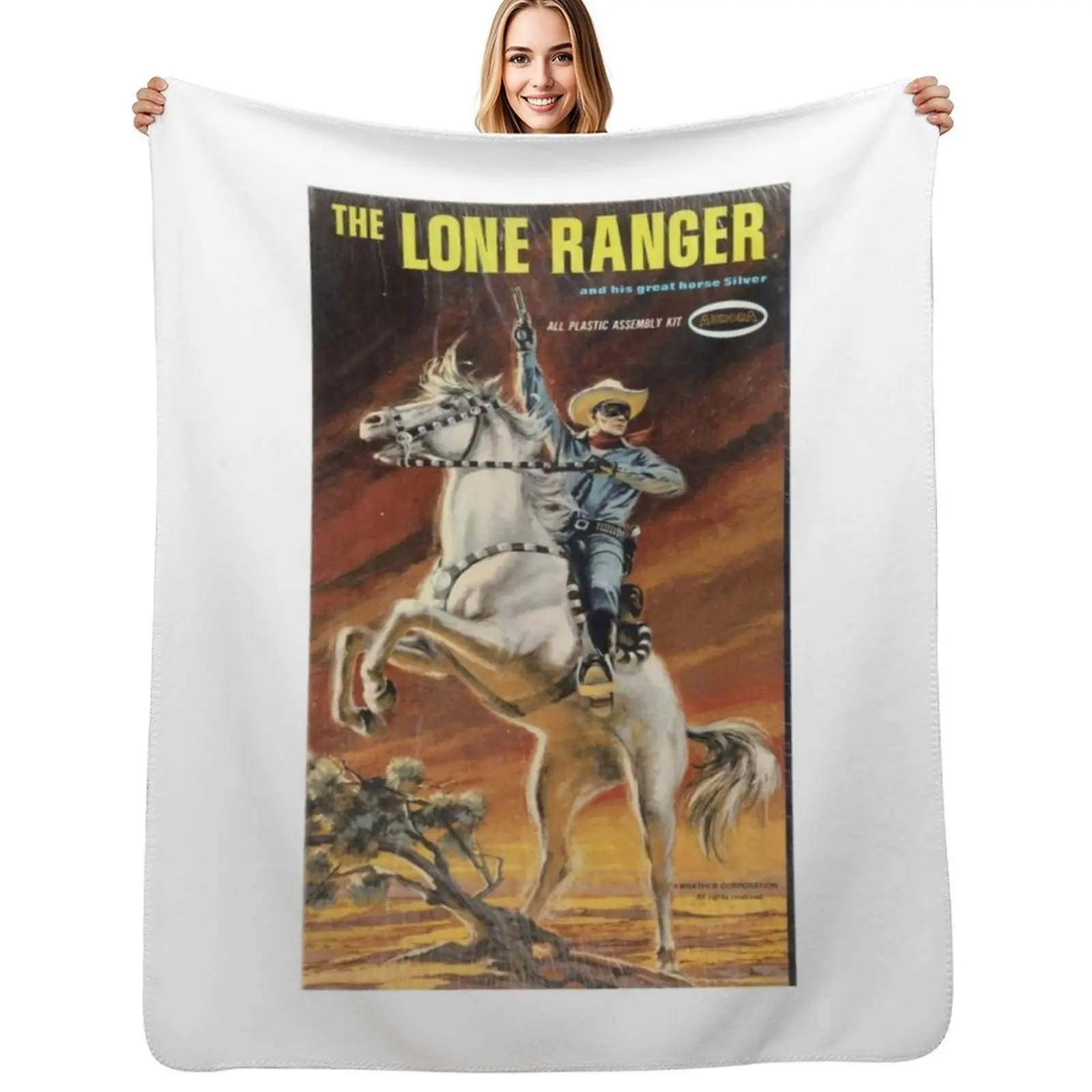 

Lone Ranger Throw Blanket Designers bed plaid manga decorative Blankets