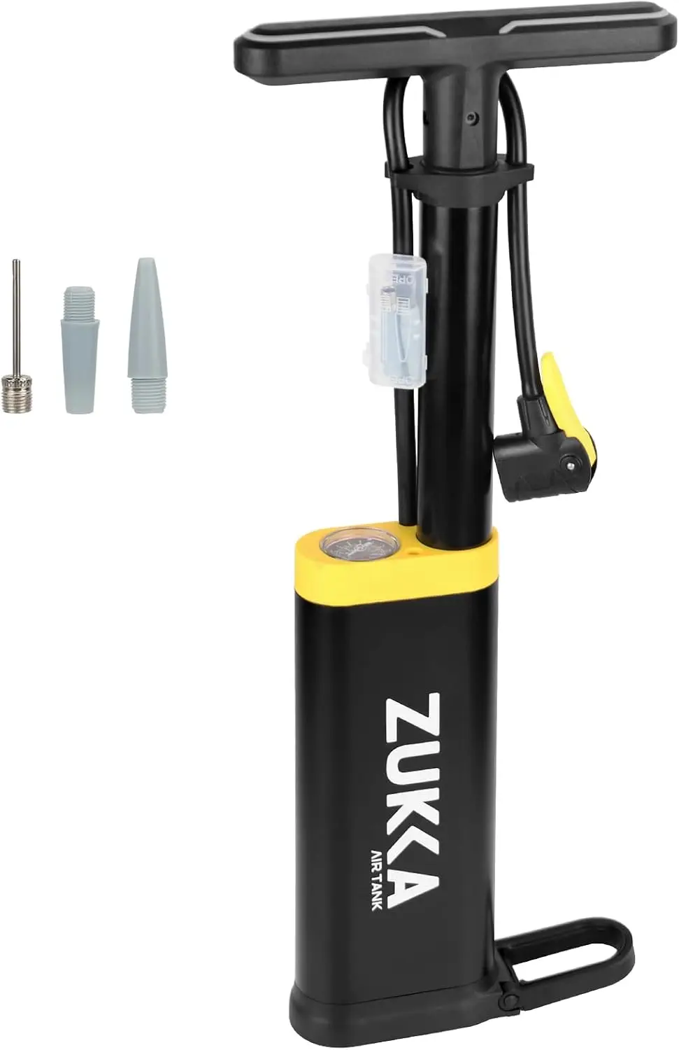 

Bike Floor Pump 160 PSI with Gauge for MTB, Road Bike, Soccer, Basketball – Presta & Schrader