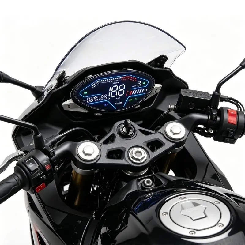 Velocímetro LCD avanzado para motocicleta, grupo instrumentos con odómetro y pantalla velocidad, adecuado para Gilera 110