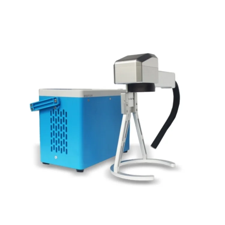 New Arrival best light source simple operation handheld 50w fiber l-aser marking machine