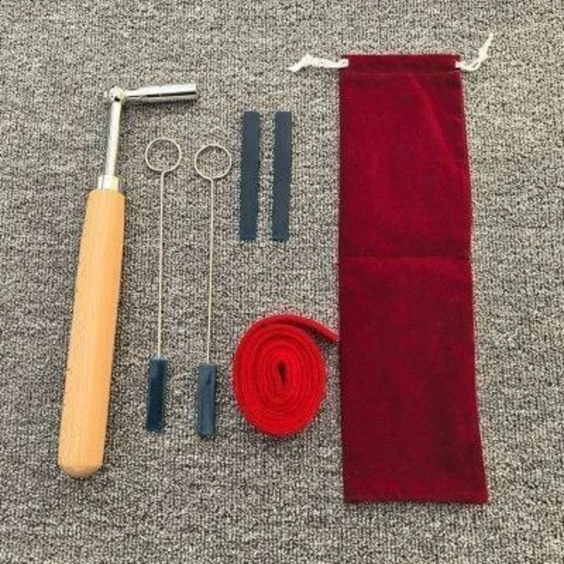 

Piano tuning tool Tuning wrench Tuning fork Rubber rod with thin rod 7-piece set