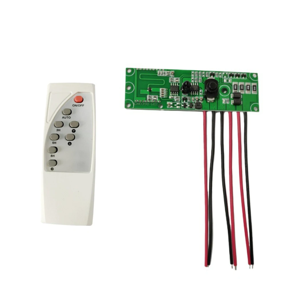 3 2V 3 7V Solar Lighting System Control Board Featuring Wireless Remote and Advanced Motion Detection Technology