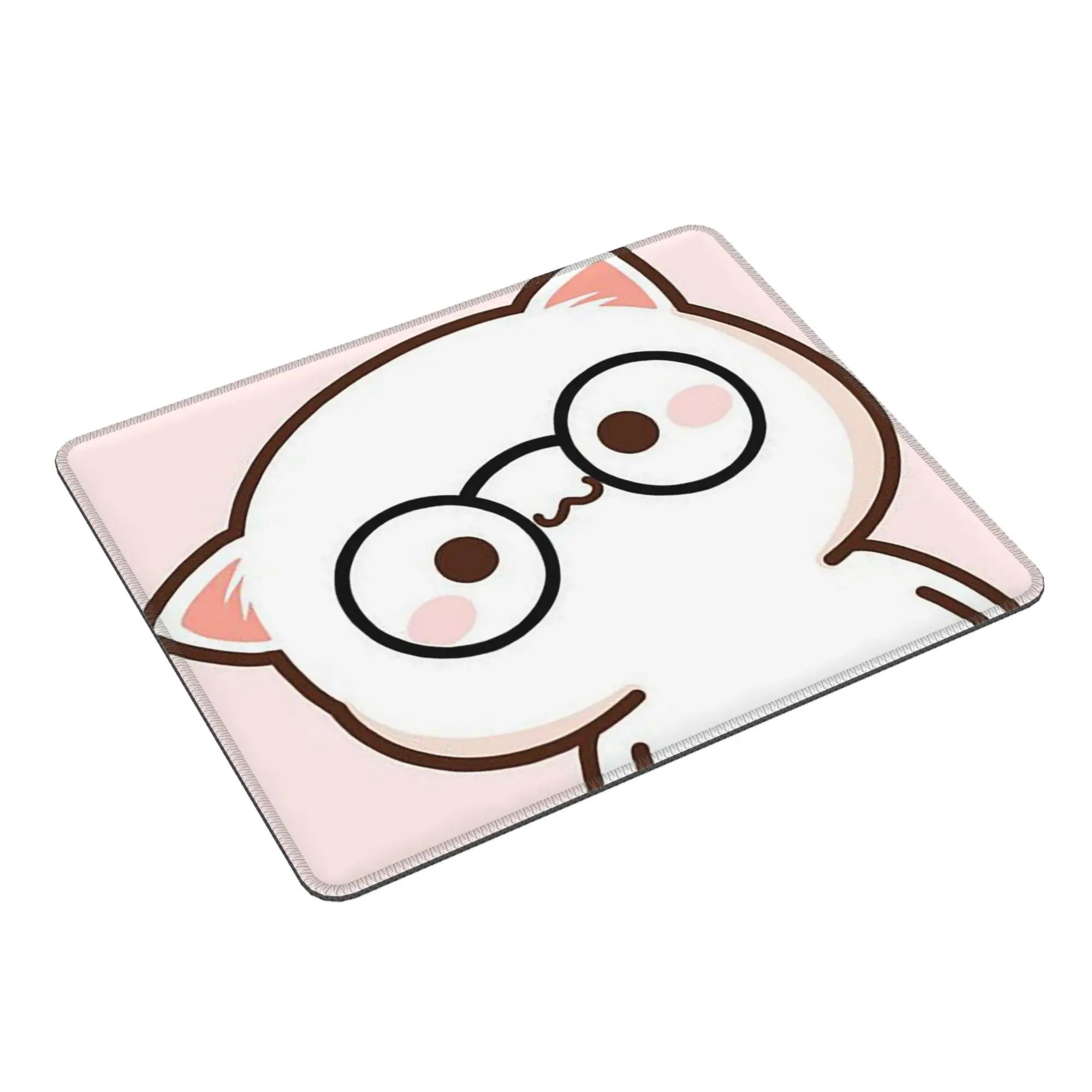 Peach Mochi Cat Cartoon Mouse Pad Computer Keyboard Mouse Mat Gaming PC Laptop Desk Mat Office Table Mats
