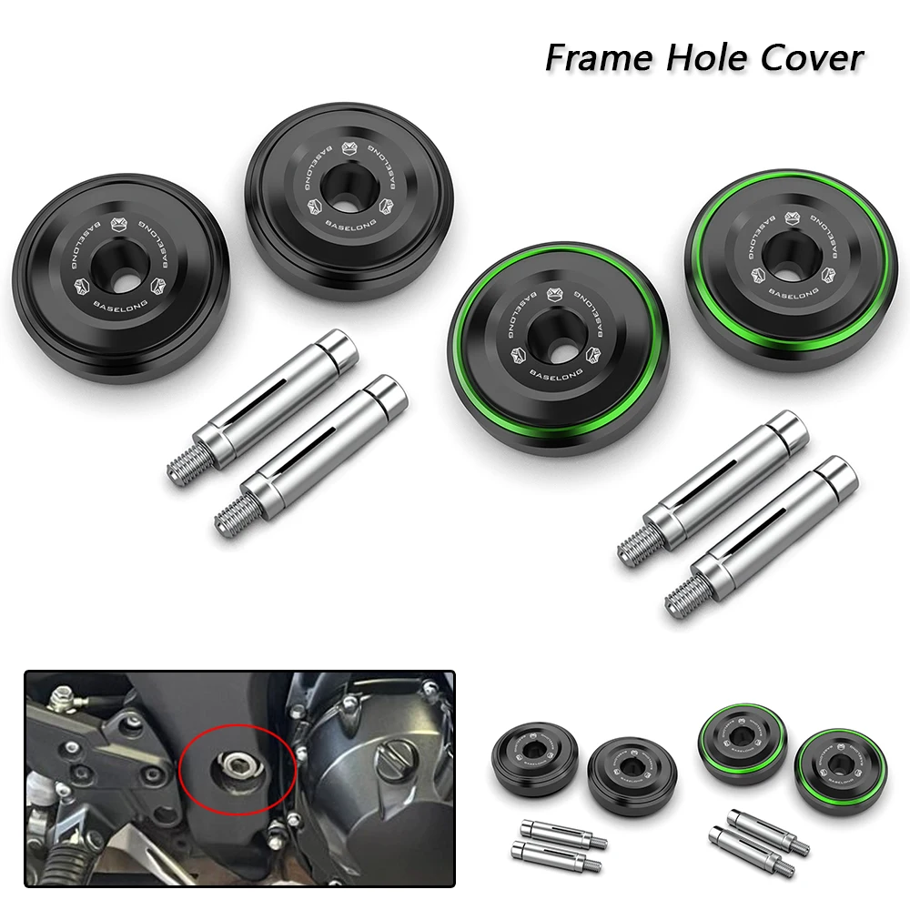 For Kawasaki Z1000 Z1000SX Ninja 1000 1000SX 2011-2021 2020 Motorcycle Accessories Frame Hole Cover Screw Caps Decorate Plugs