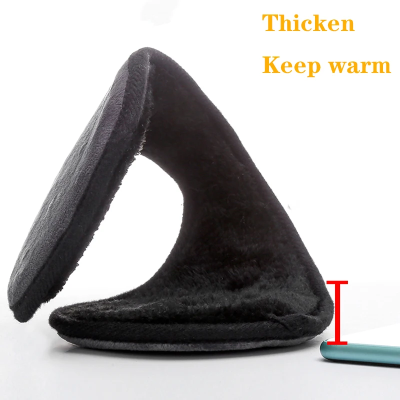 Nieuwe Katoen Oorbeschermers Soft Thicken Oorwarmers Pluche Zachte Oorkap Protector Oor Flap Voor Mannen Vrouwen Winter Houden Warmer oor Cover