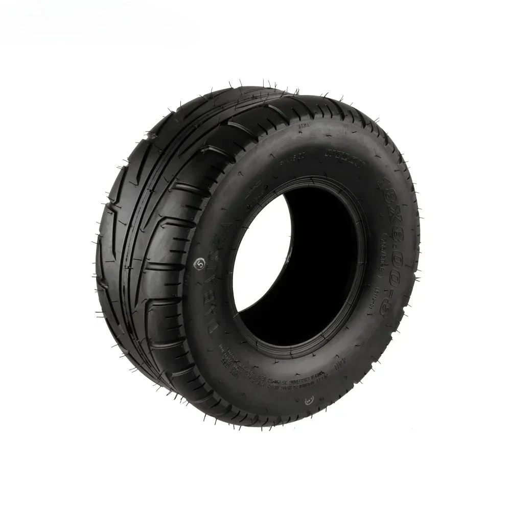18X8.00-8 Inch Tubeless Tire 205/60-8 Inch Outer Tyre for Four-wheeled Beach Car for Harley E-Vehicle ATV Gokart Scooter