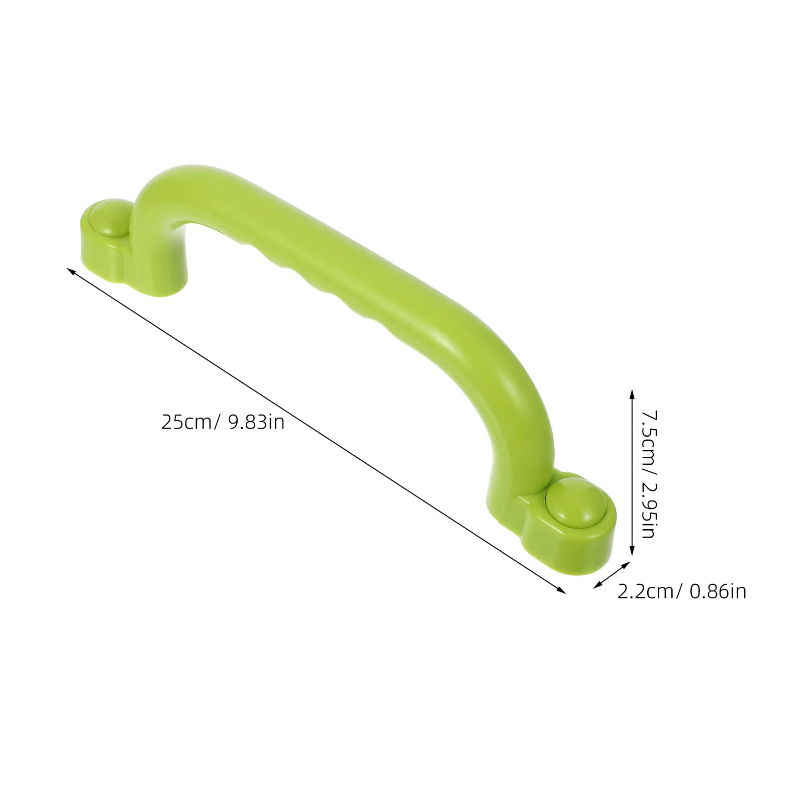 1 paar handgreepaccessoires voor kinderen klimmen veiligheidshandvat antislip speeltuin gebruik solide uv-bestendige kunststof montagemateriaal