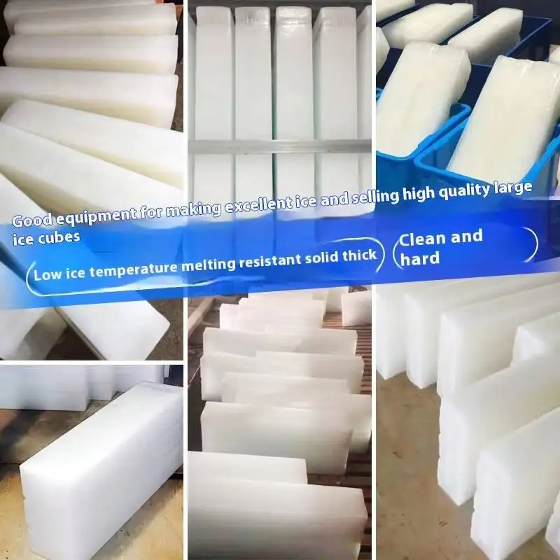Seafood Market, Large Ice Cube, Ice Bar, Ice Maker Spot Industrial Ice Brick Machine
