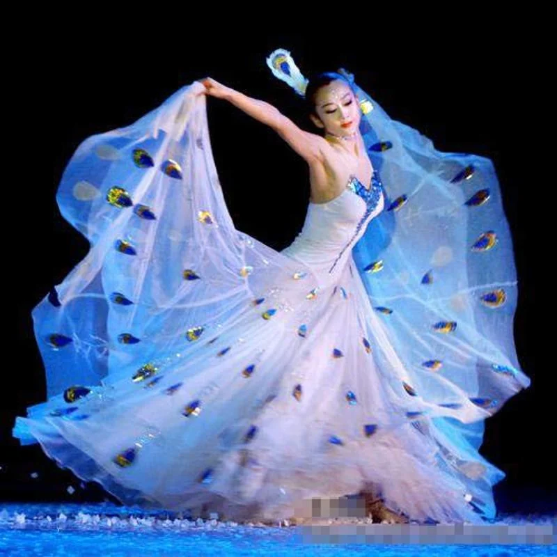 

Костюм для танца павлина, юбка с павлином, костюм для танцев павлина