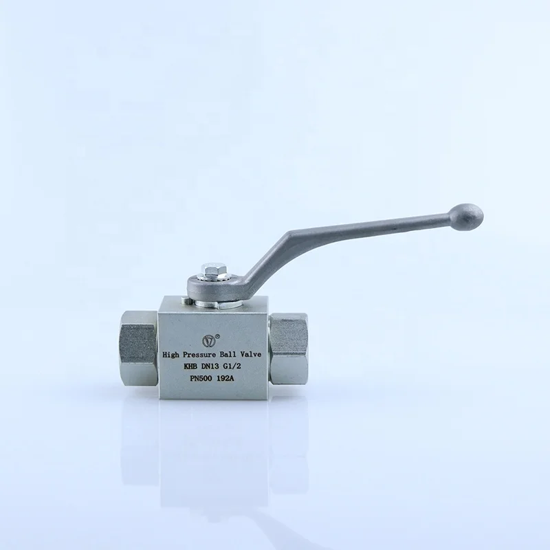 High Pressure Hydraulic Ball Valve G1/4 ISO 9001 Certified NBR FPM Seals, Custom OEM Support