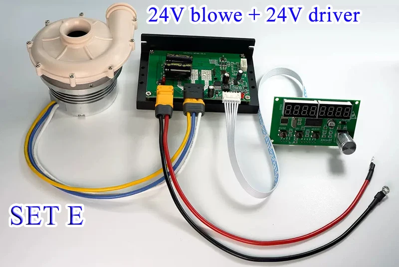 Imagem -06 - sem Escova Impermeável Resistente à Corrosão Non-hall Air Blower Ventilador de ar de Alta Temperatura 24v 48v 220v 560w 23kpa 1550l Min 60000rpm