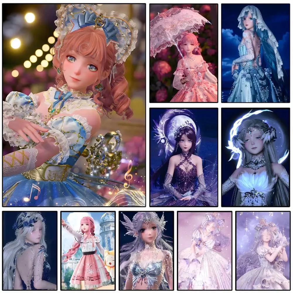 ملصق فني لملصق فيديو آي إنفينيتي نيكي مع مطبوعات لتزيين غرفة النوم وغرفة المعيشة #1