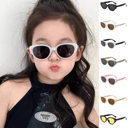 Fashion Children Cat's Eye Sunglasse Brand Designer Retro Boys Girls Eyeglasses Cute Baby Shade Eyewear Kids Sun Glasses UV400