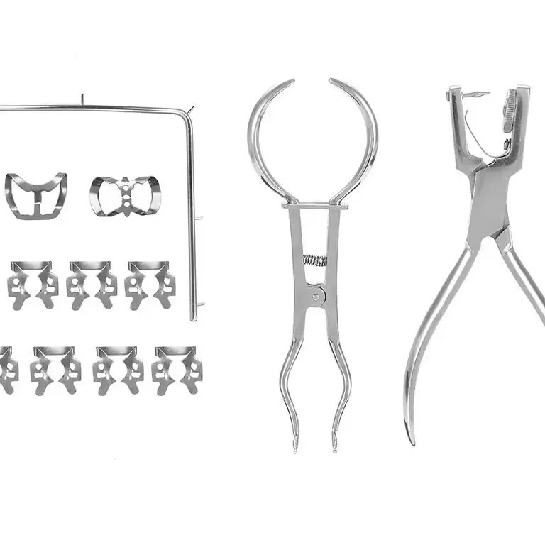

Набор перфораторов для дентальных даммарок и металлических ортодонтических щипцов для ухода за зубами, инструменты для стоматологических клиник
