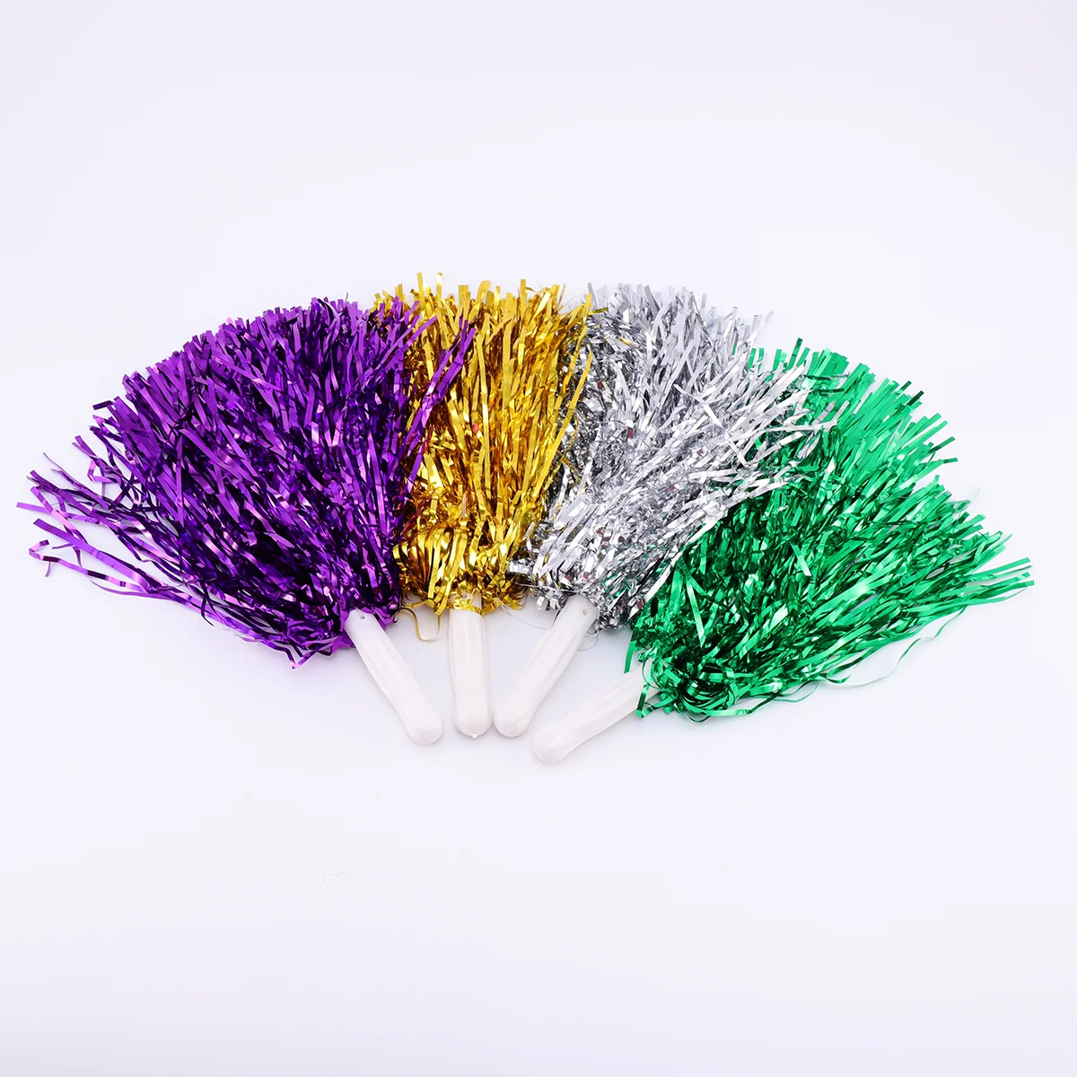 

14 Pcs Cheerleader Flowers Cheerleaders Holding Cheering Ball-Flower Metal Colorful