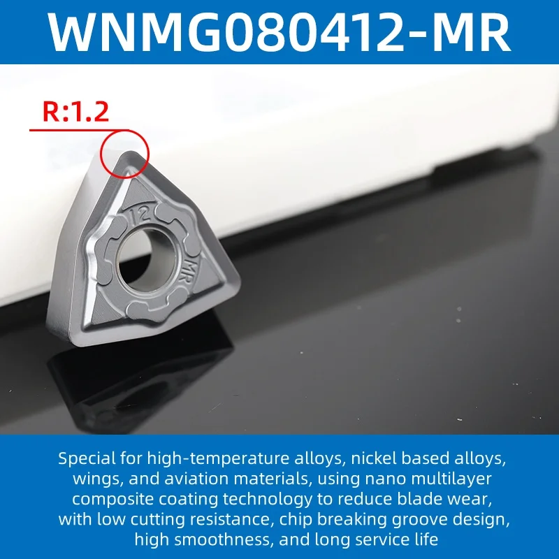 CCMT09T304 TNMG160404 WNMG080408 CNMG120404 SNMG120408 VNMG160404 MF MR CNC Lathe Cutter Turning Tools Nickel Based Alloy Blades