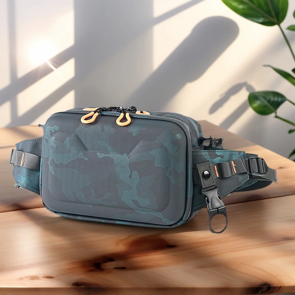 

Waist Bag Waterproof Fishing Fanny Pack with Adjustable Belt Fishing Shoulder Bag for Outdoor Hiking Fishing