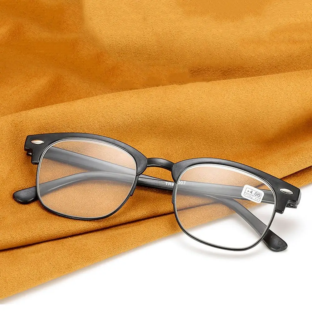 

Care Antifatigue Bendable temples Half Frame Reading Glasses Computer Eyeglasses Presbyopia Eyeglasses Presbyopic Eyewear
