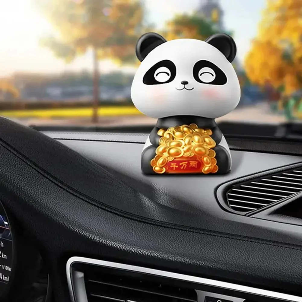 For Bedroom Decor Car Dashboard Panda Good Luck Panda Car Decor For Car Charming Atmosphere Environmentally Friendly