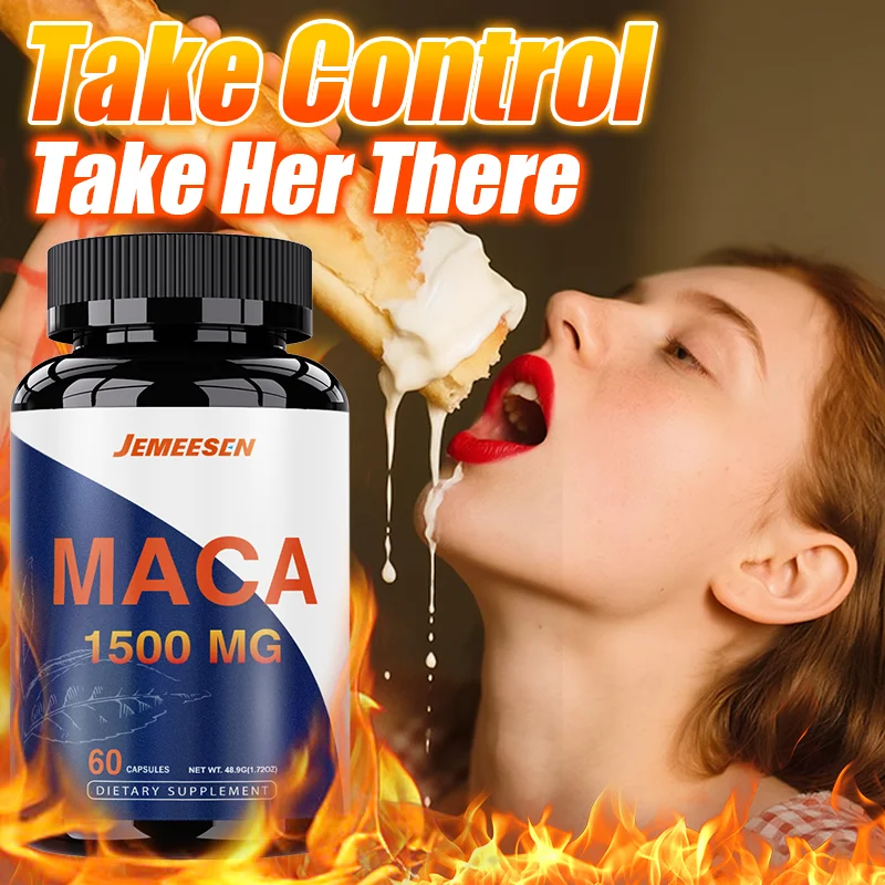 

Maca Capsules Contain Ashwagandha,Black Pepper,Enhanced Potency Energy Booster, Anti-Fatigue Supplement