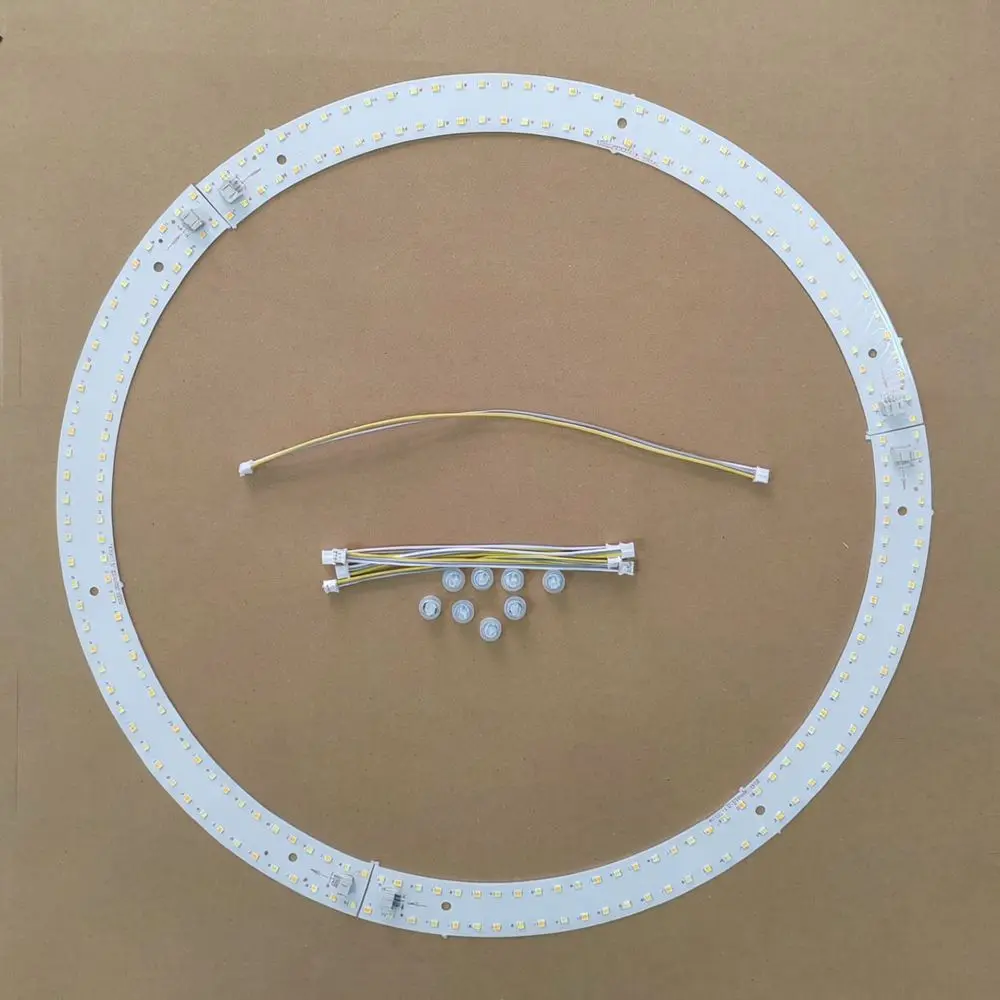 Curved LED Light Strip Module For Pumpkin Ceiling Lamps Three Color Dimmable Lighting Board Replacement Repair Components