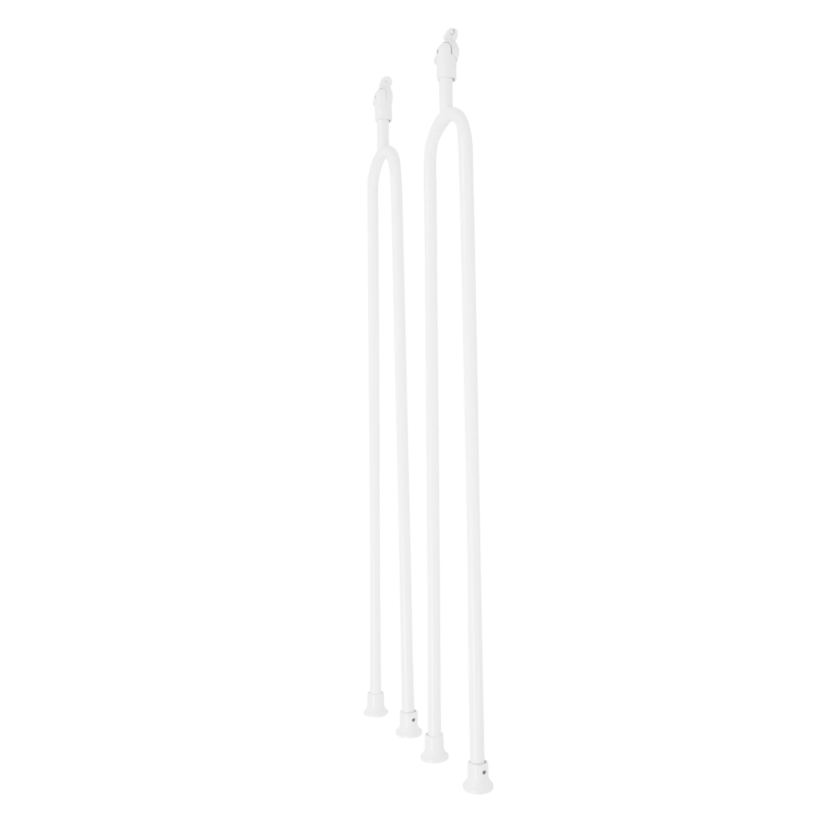 5 قطع من الدرابزينات الدرج على شكل حرف U مع دعامة علوية قابلة للتعديل، درابزين الدرج الحديدي 101 سم، درابزين الدرج الداخلي والخارجي #4