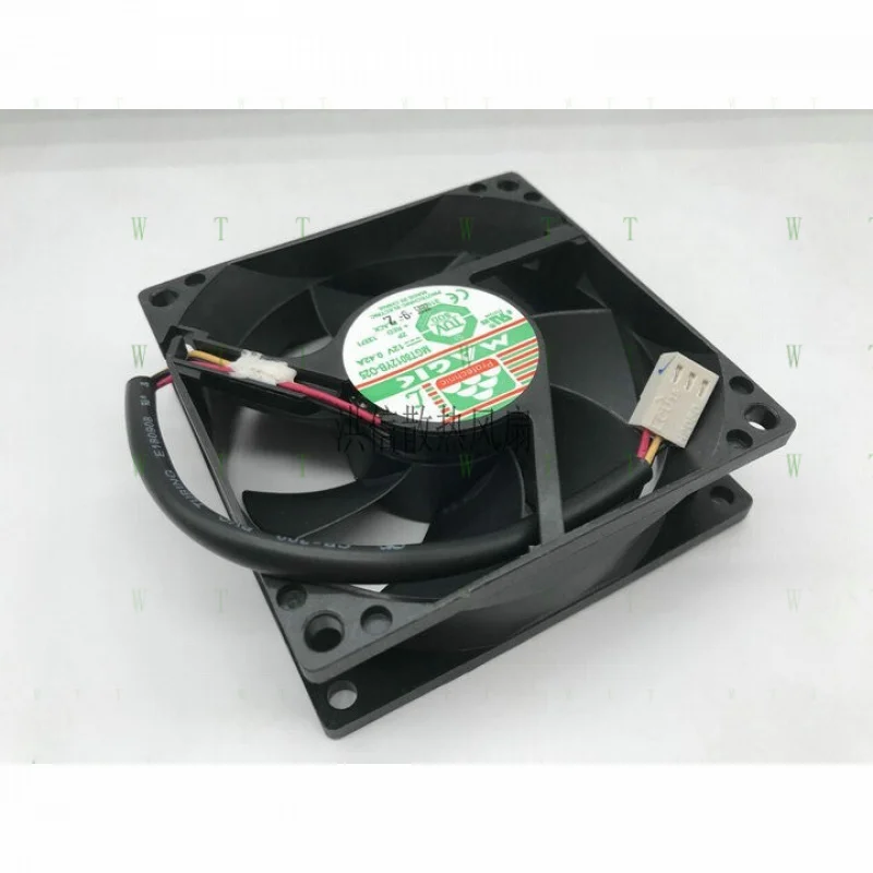 H 1 pcs Yongli 8025 MGT8012YB-O25 12V 0.42A 3-wire double ball cooling fan