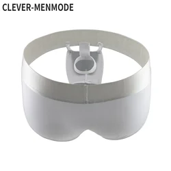 CLEVER-MENMODE-ropa interior Sexy para hombre, bragas de seda de hielo, anillo de pene, calzoncillos transparentes