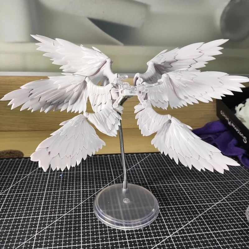 Cool Zwart-wit Fengyu Six-Wing Pure Color Series Six Winged Wings Figuur Decoratie Alleen Vleugels Ornament Speelgoed Kinderen Geschenken