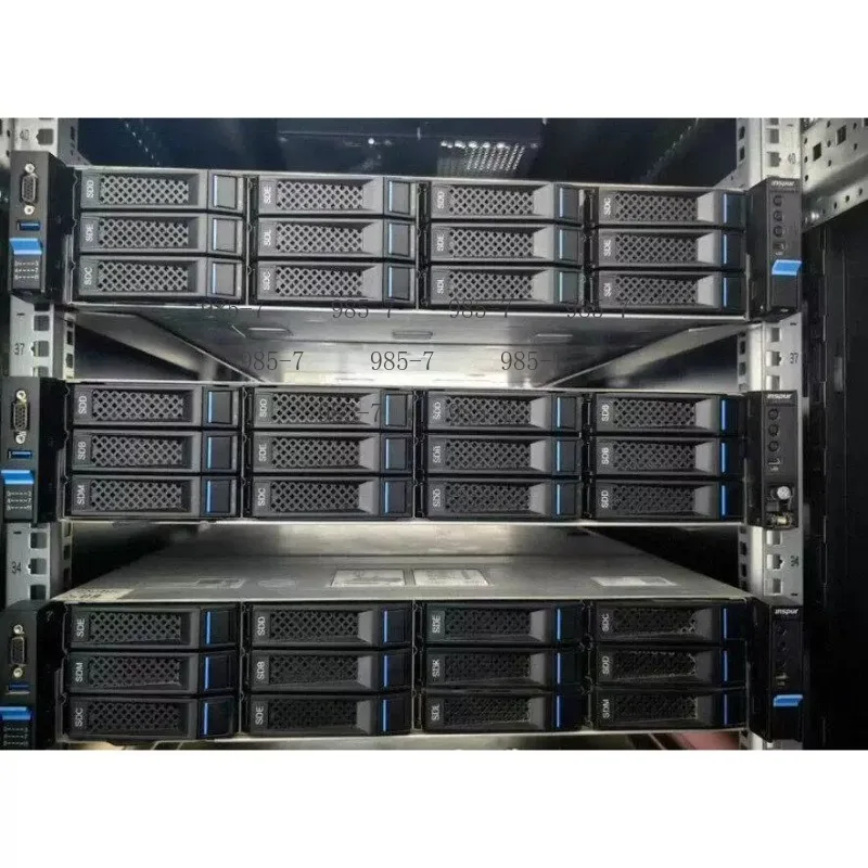 Black Skirt NAS Expansion Cabinet 4U Metal Frame,24 Bays 12G High Speed Storage with Internal Power Supply