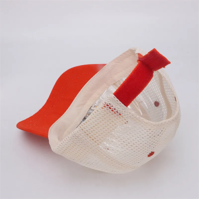 2024 New Kids Mesh Baseball Cap Cute Cartoon Baby Adjustable Summer Sun Hat Children Boys Girls Flat Cap