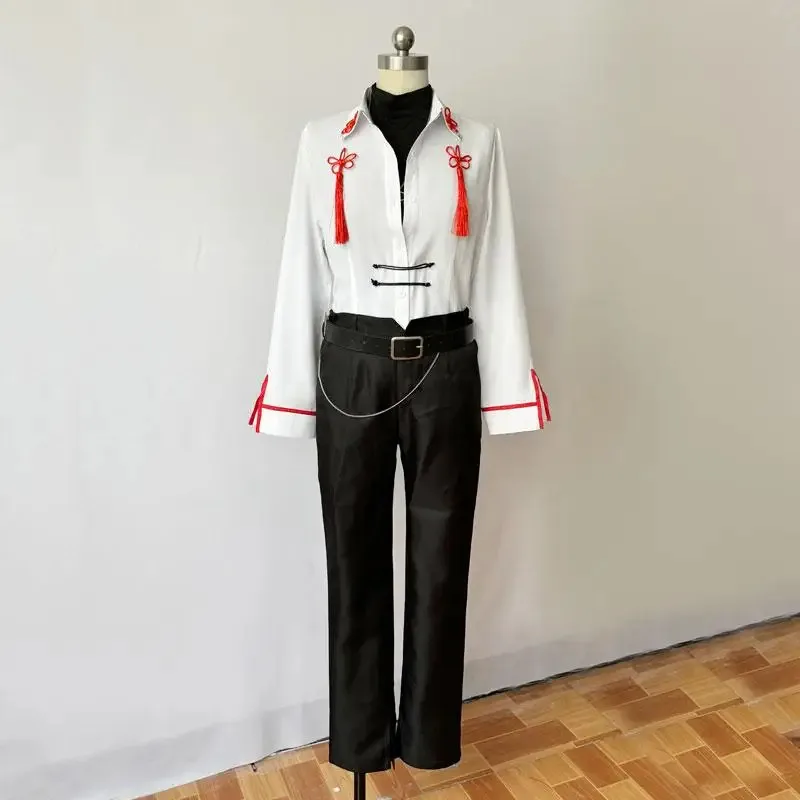 ♥   2025 novo link clique veia traje cosplay prop longo xiao weiying casaco calças homens holloween roleplay bridon arco di ★ ☆ ly99